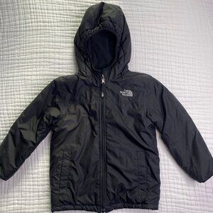 Boy or Girl North Face Reversible Jacket Coat Black XS 6